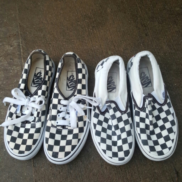 vans low checkered